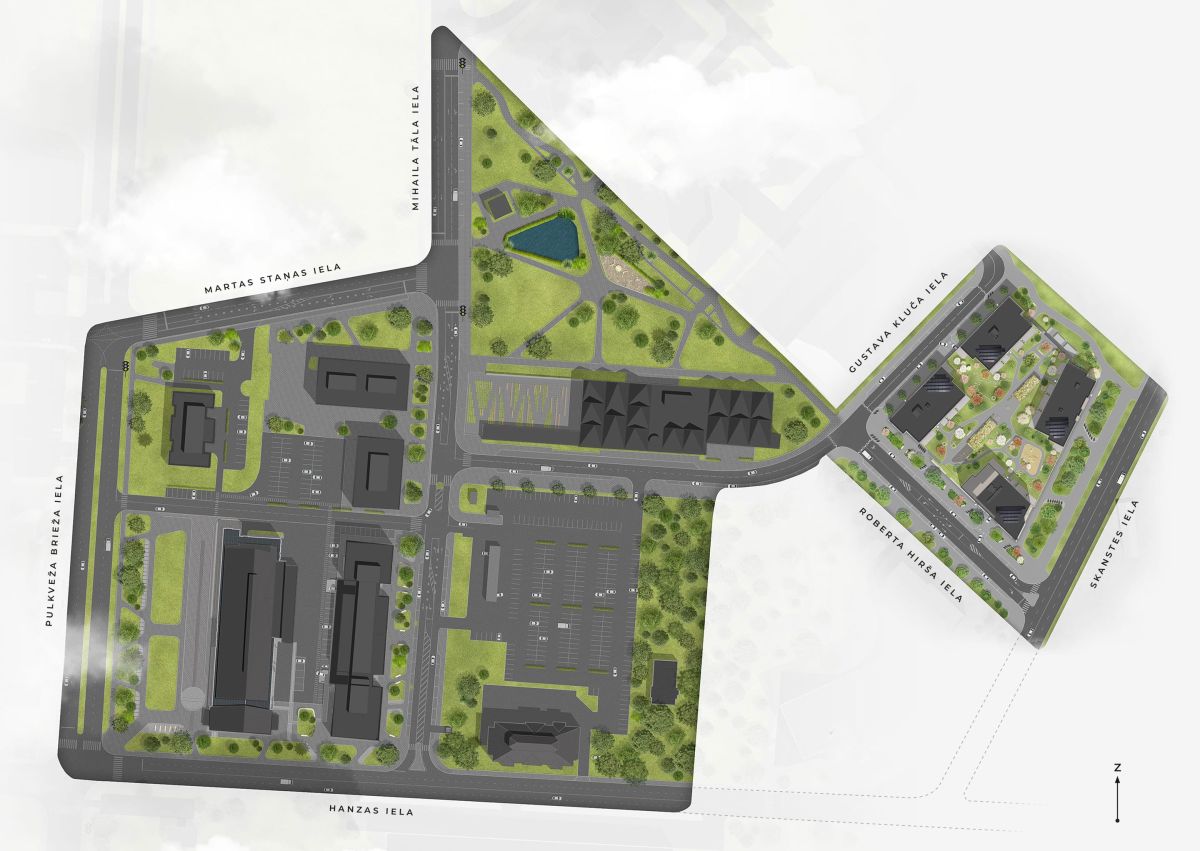 New Hanza Teritorijas attīstība