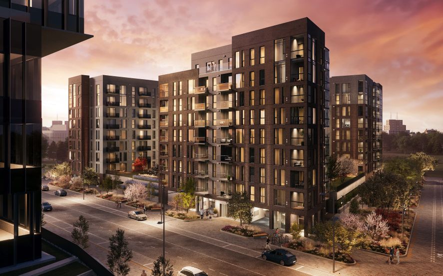 Uzsākta četru dzīvojamo ēku būvniecība New Hanza kvartālā