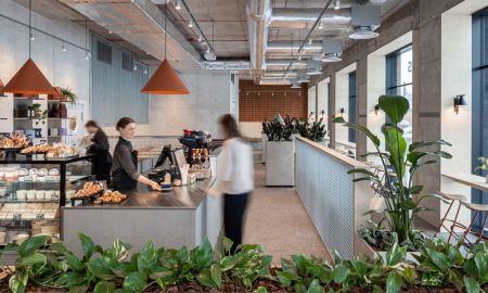 Līdz ar pusdienu restorāna atvēršanu iznomātas visas telpas biroju ēkā New Hanza biroji M. Tāla ielā 1