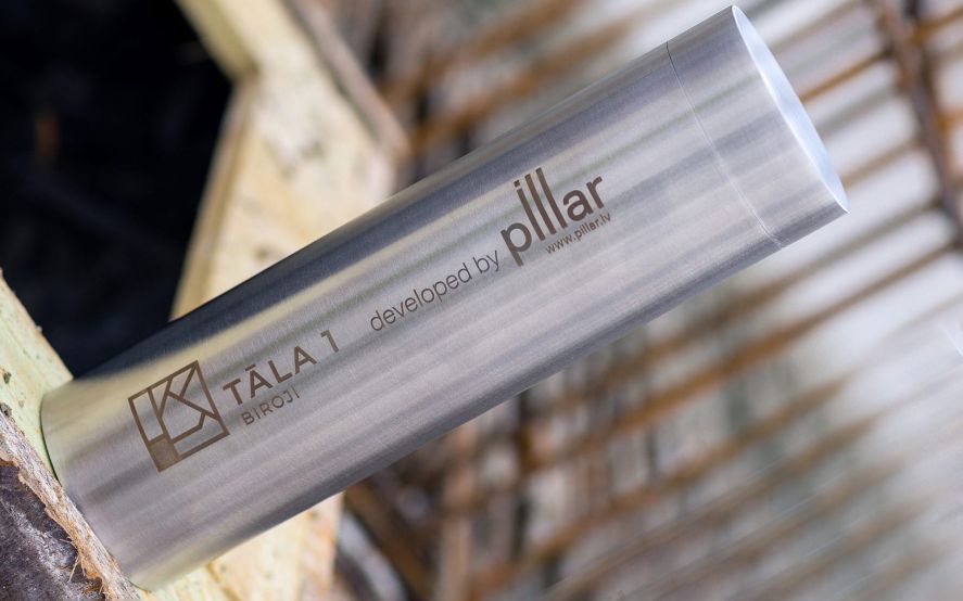 Iemūrēta pamatkapsula topošajā New Hanza biroju ēkā Mihaila Tāla ielā 1